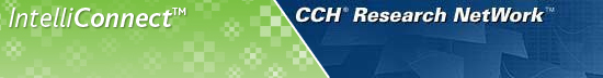 IntelliConnect & CCH Internet Research Network