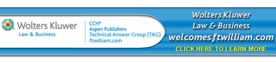 Wolters Kluwer Law & Business welcomes ftwilliams